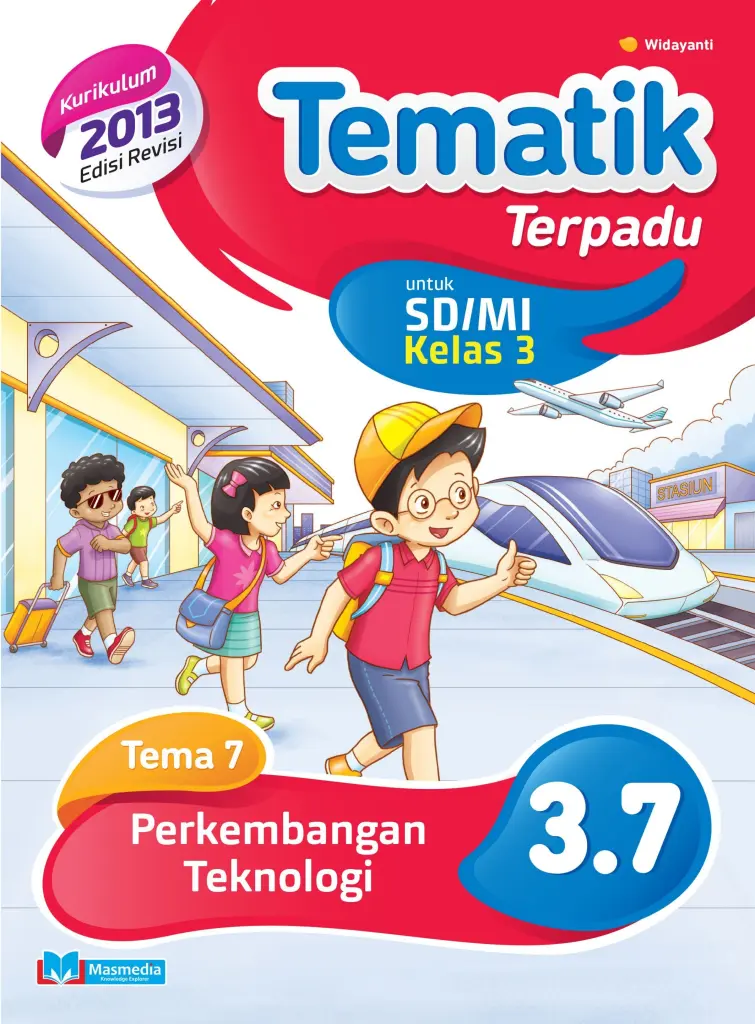  Tematik Terpadu Perkembangan Teknologi SDMI Kelas 3 Tema 7  Kurikulum 2013 edisi revisi