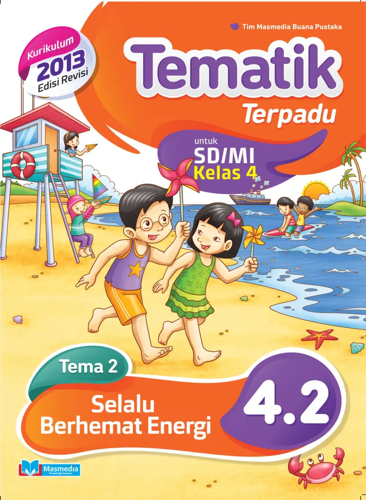  Tematik Terpadu Selalu Berhemat Energi SDMI kelas 4 tema 2  kurikulum 2013 edisi revisi 2016