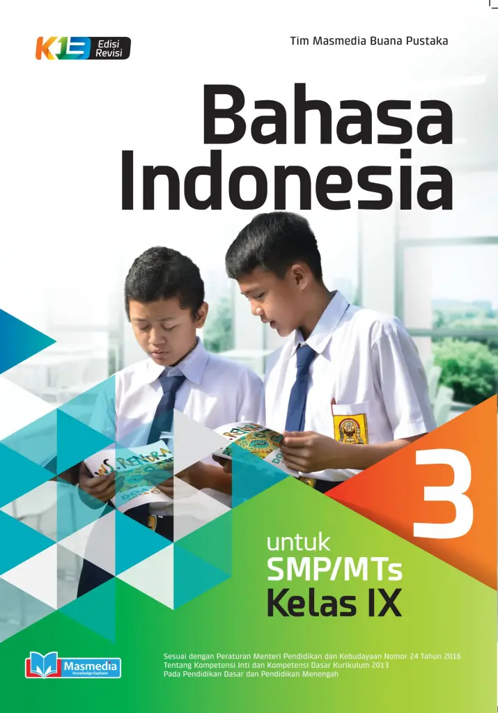 Bahasa Indonesia SMPMTs Kelas IX K13 Edisi Revisi