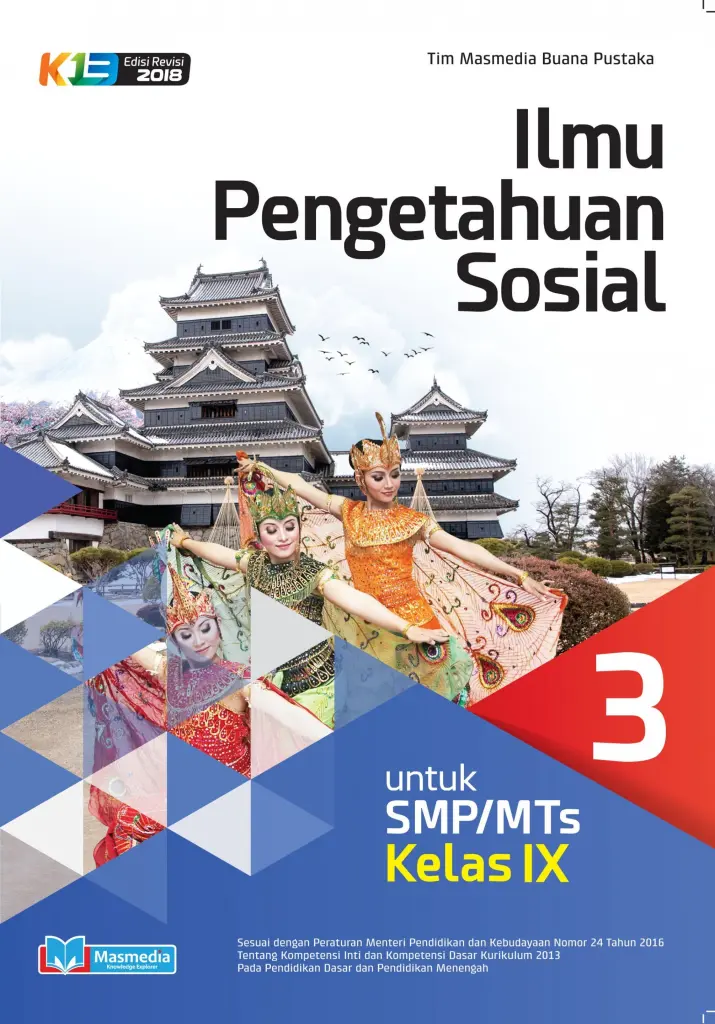 IPS TERPADU SMPMTs Kelas IX Kurikulum 2013 Edisi Revisi 2016 Logo 2018