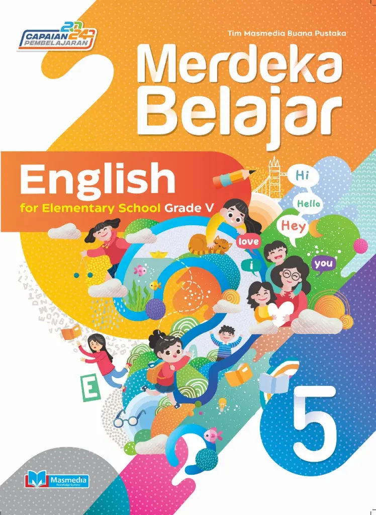 Merdeka Belajar English for Elementary School Grade 5 KMerdeka CP 2024