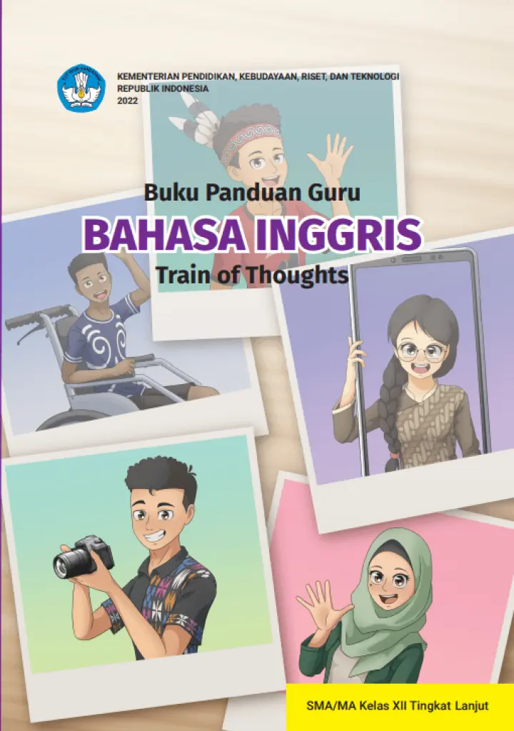 Buku Panduan Guru Bahasa Inggris Tingkat Lanjut  Train of Thoughts untuk SMA Kelas 12
