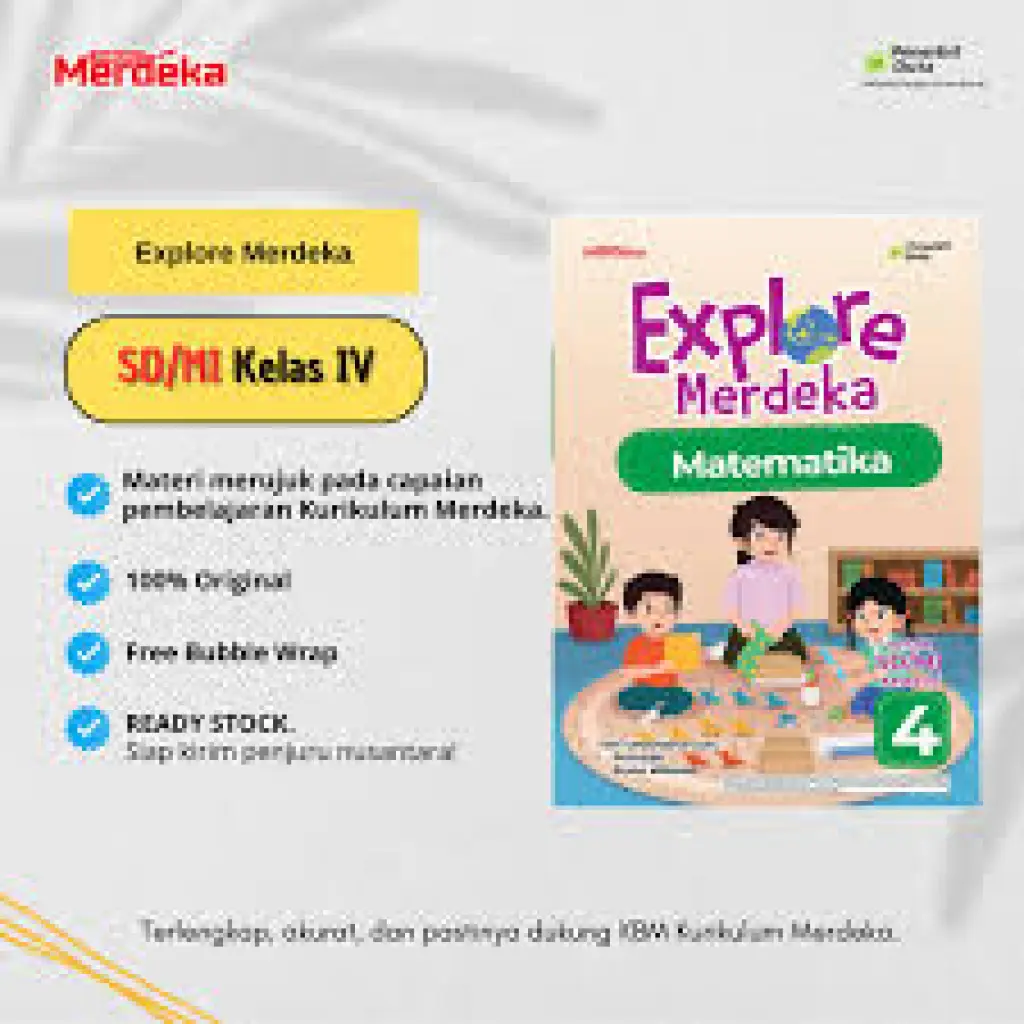 Explore Merdeka Matematika untuk SD Kelas 4