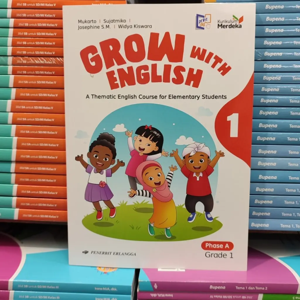 Students Book  Grow with English for Elementary School Kelas 1