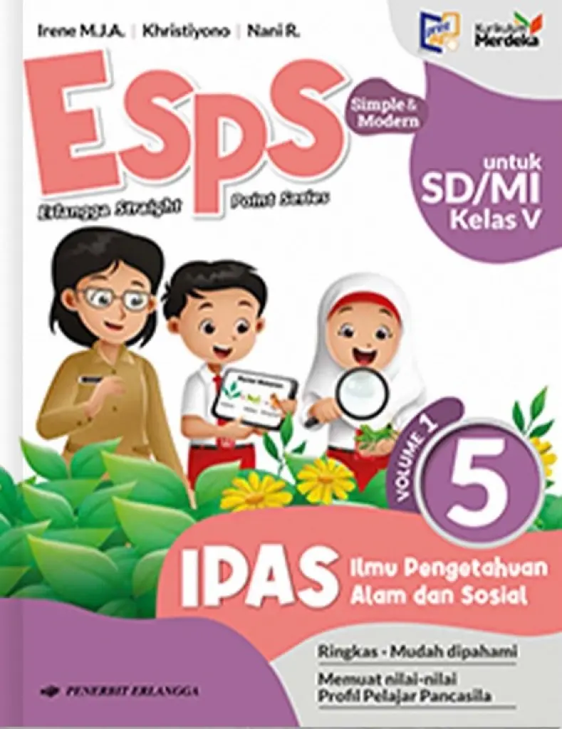ESPS IPAS KELAS 5 Vol I  KM  ERLANGGA