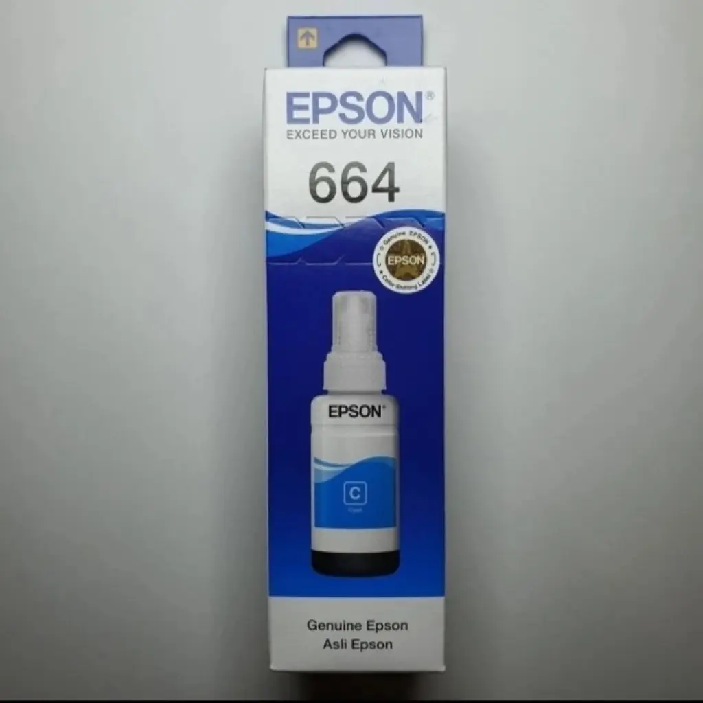 Tinta Printer Epson 664 70 ml Cyan