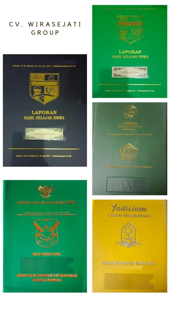 Map Ijazah Map Laporan Hasil Belajar Peserta Didik Isi 20 Lembar