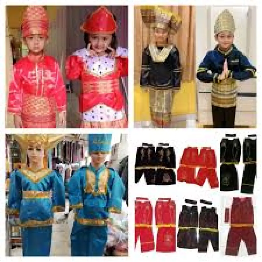 couple baju adat anak