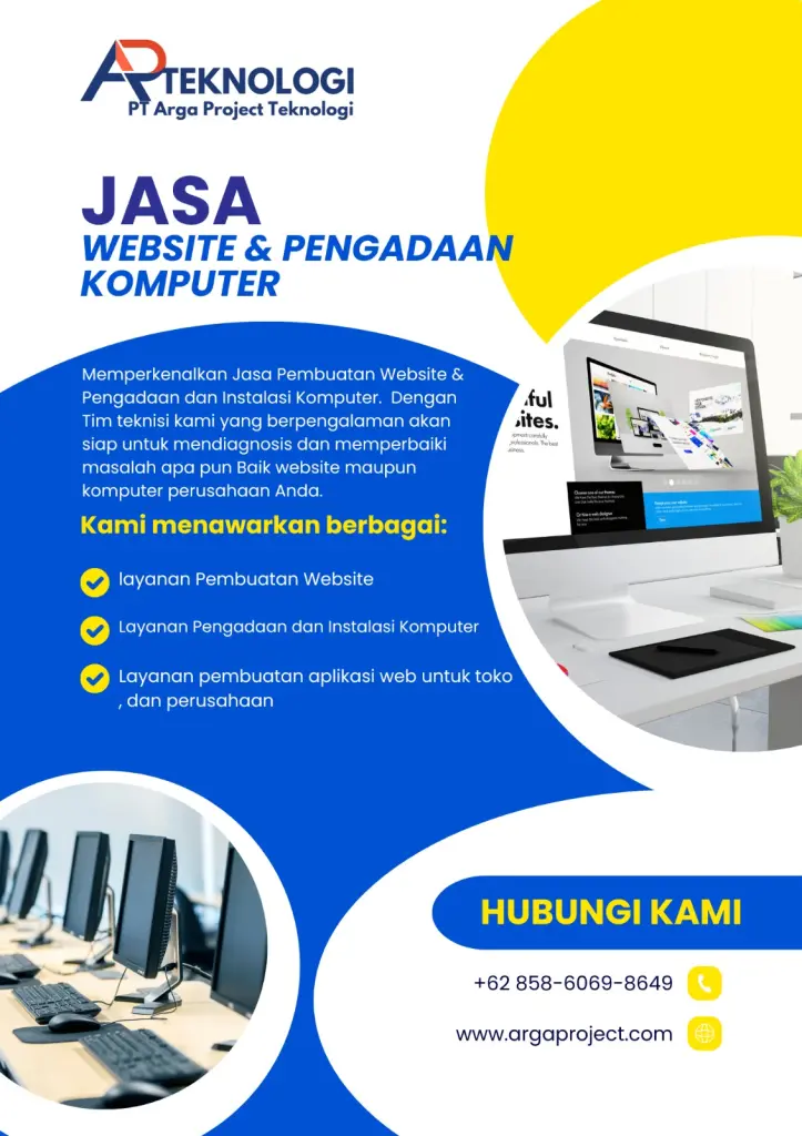 Jasa Pembuatan Website WebApp Pengadaan dan Instalasi Komputer