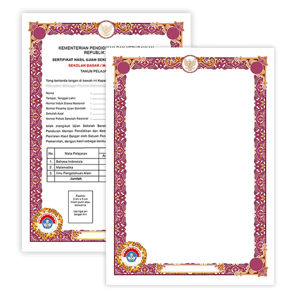 Kertas SKHU 200 Gr Cetak Full Color 