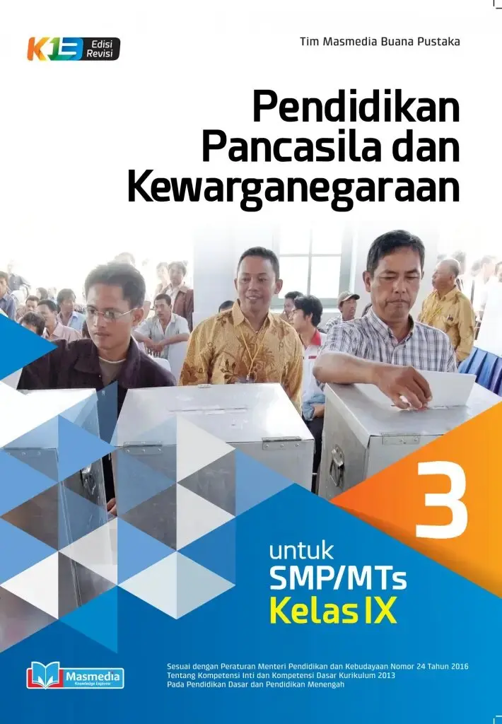 Pendidikan Pancasila dan Kewarganegaraan SMPMTs Kelas IX Kurikulum 2013 Edisi Revisi