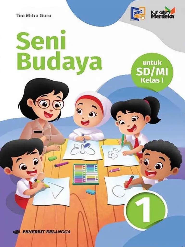 BUKU SISWA  SENI BUDAYA KLS 1 SDMI ERLANGGA
