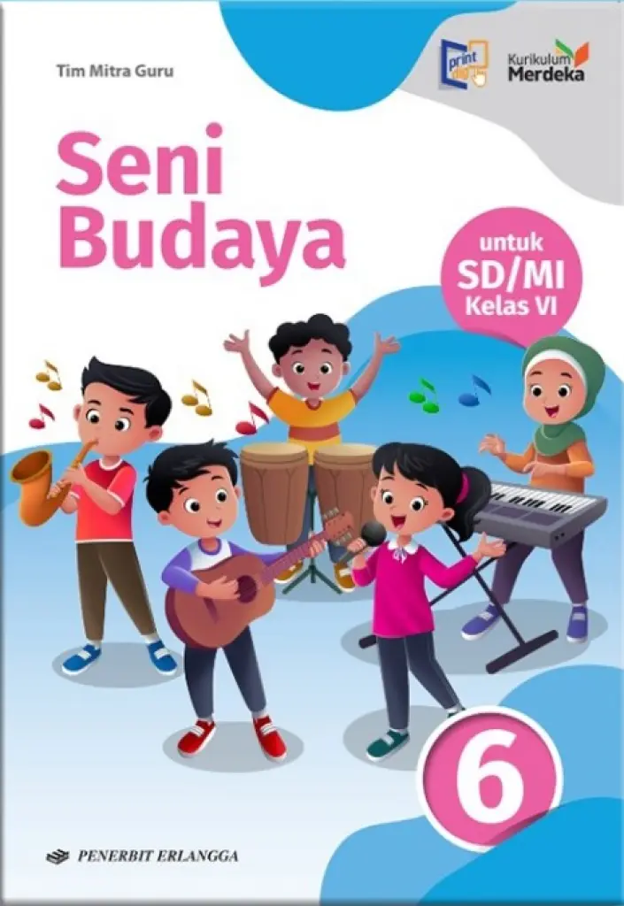 BUKU SISWA  SENI BUDAYA KELAS 6  KM  ERLANGGA