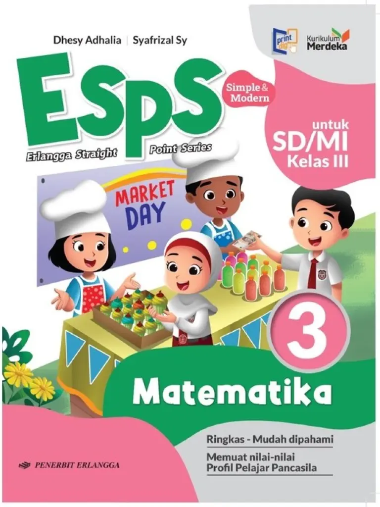 BUKU SISWA  ESPS MATEMATIKA KELAS 3  KM  ERLANGGA