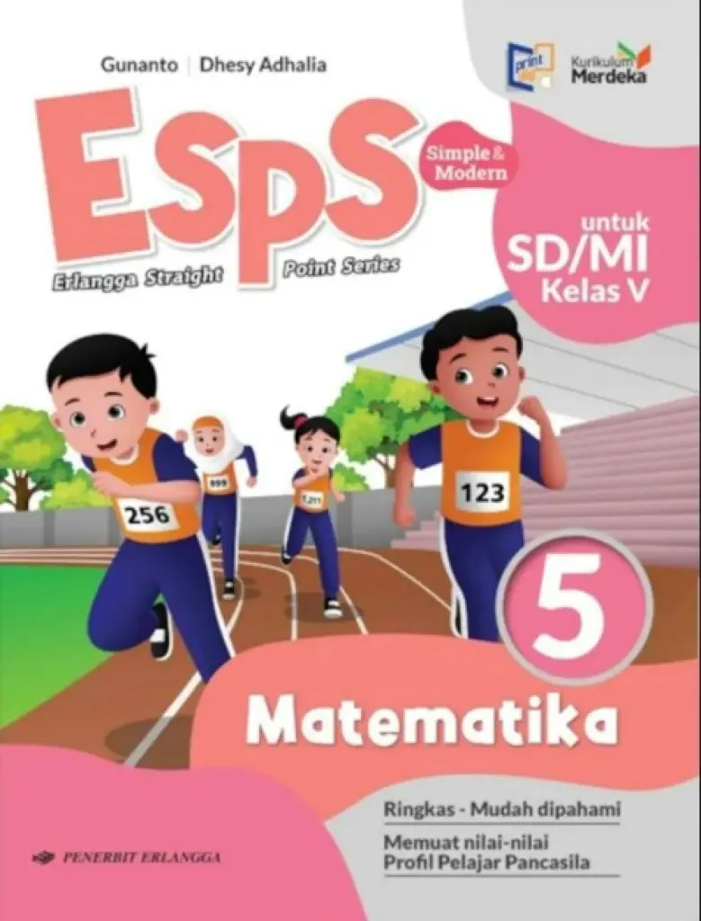 BUKU SISWA  ESPS MATEMATIKA KELAS 5  KM  ERLANGGA