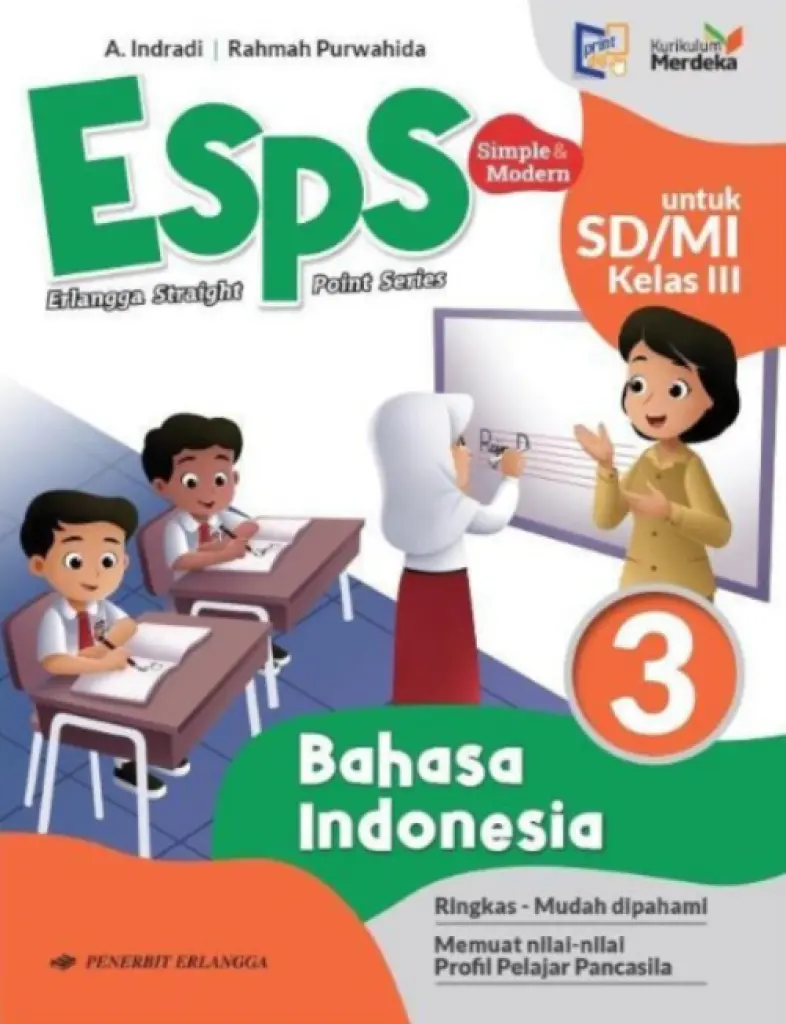 BUKU SISWA  ESPS BAHASA INDONESIA SDMI KELAS 3  KM  ERLANGGA