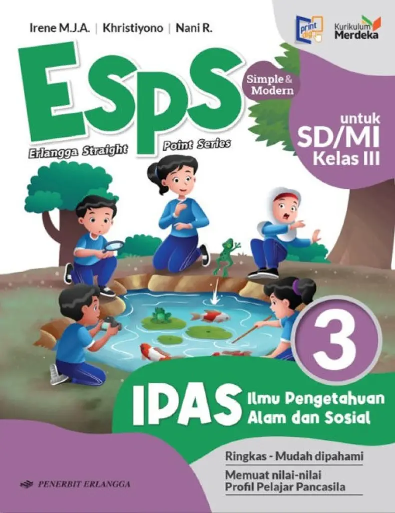 BUKU SISWA  ESPS IPAS KELAS 3  KM  ERLANGGA