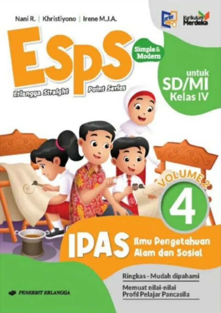 BUKU SISWA  ESPS IPAS KELAS 4 VOL II  KM  ERLANGGA