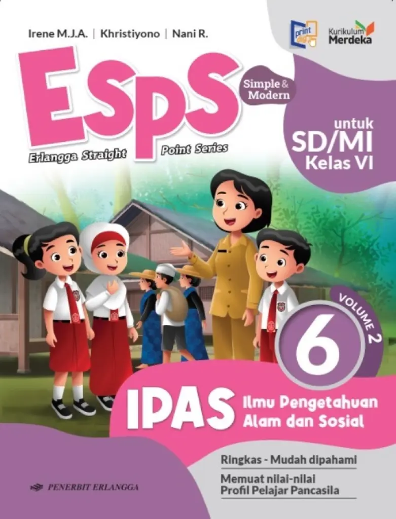 BUKU SISWA  ESPS IPAS KELAS 6 VOL II  KM  ERLANGGA