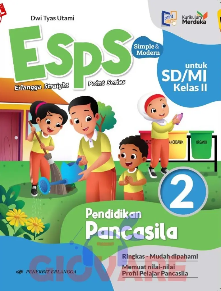 BUKU SISWA  ESPS PENDIDIKAN PANCASILA SDMI KELAS 2  KM  ERLANGGA