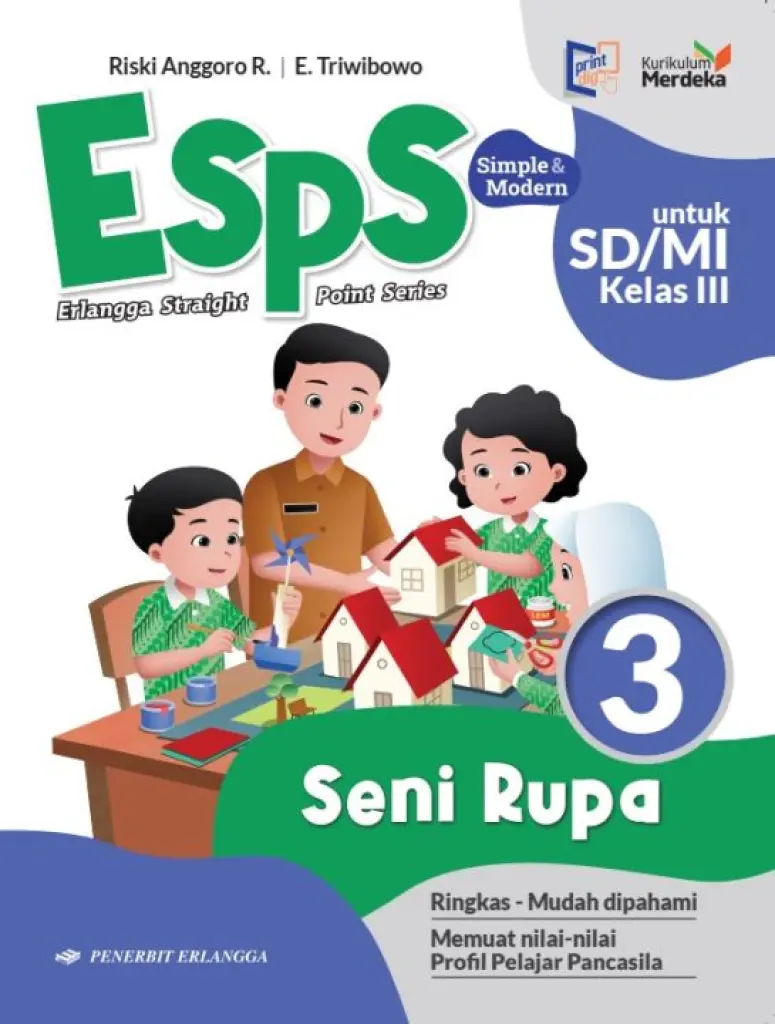 BUKU SISWA  SENI RUPA KELAS 3  KM  ERLANGGA