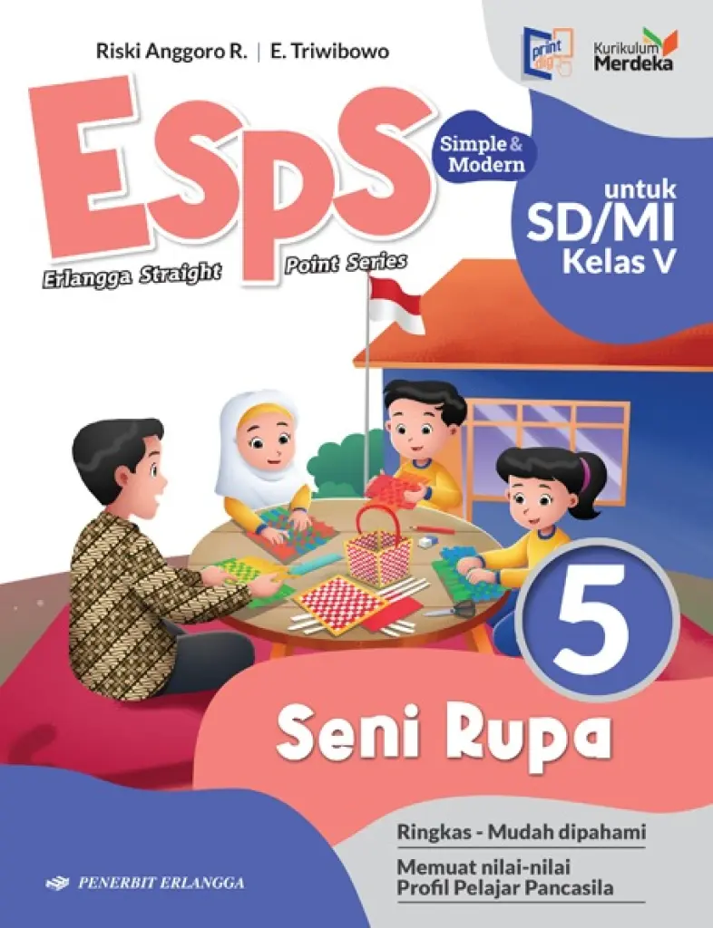 BUKU SISWA  SENI RUPA KELAS 5  KM  ERLANGGA