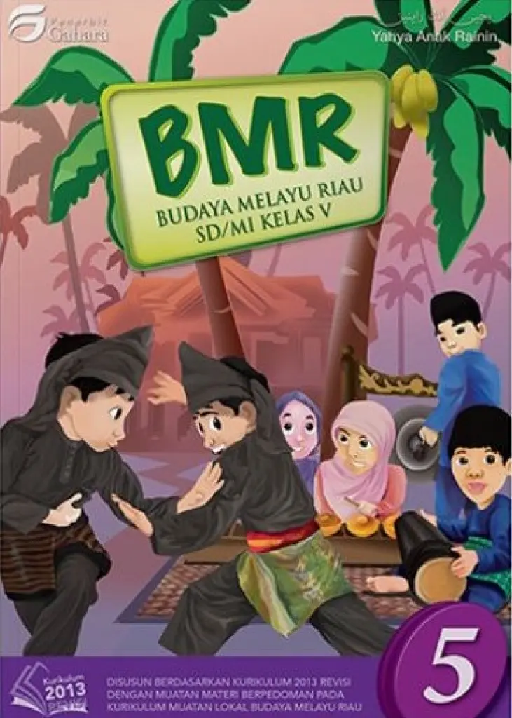 BUKU BUDAYA MELAYU RIAU KELAS 5  SDMI  GAHARA