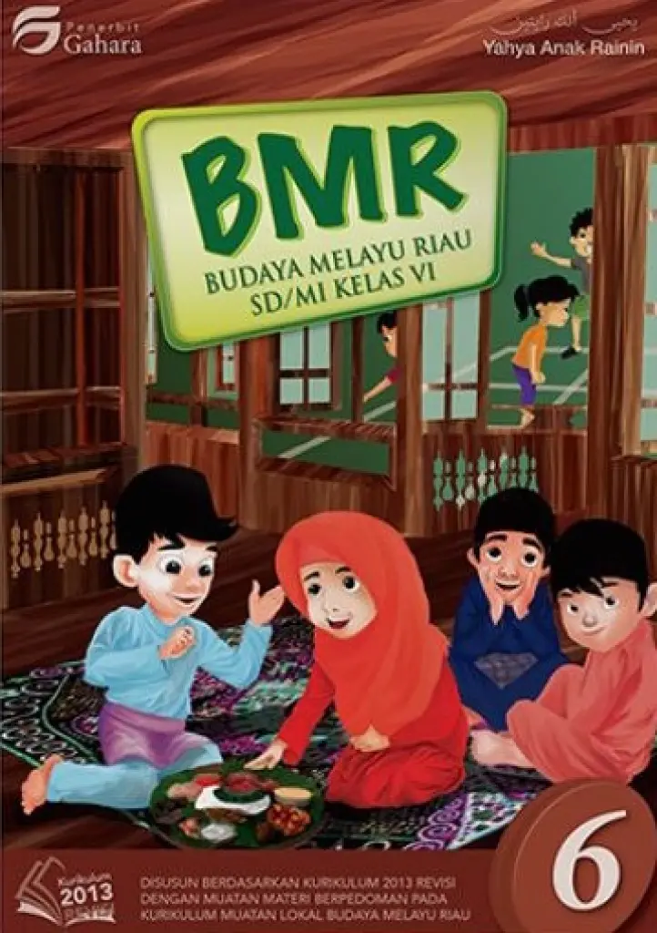 BUKU BUDAYA MELAYU RIAU KELAS 6  SDMI  GAHARA