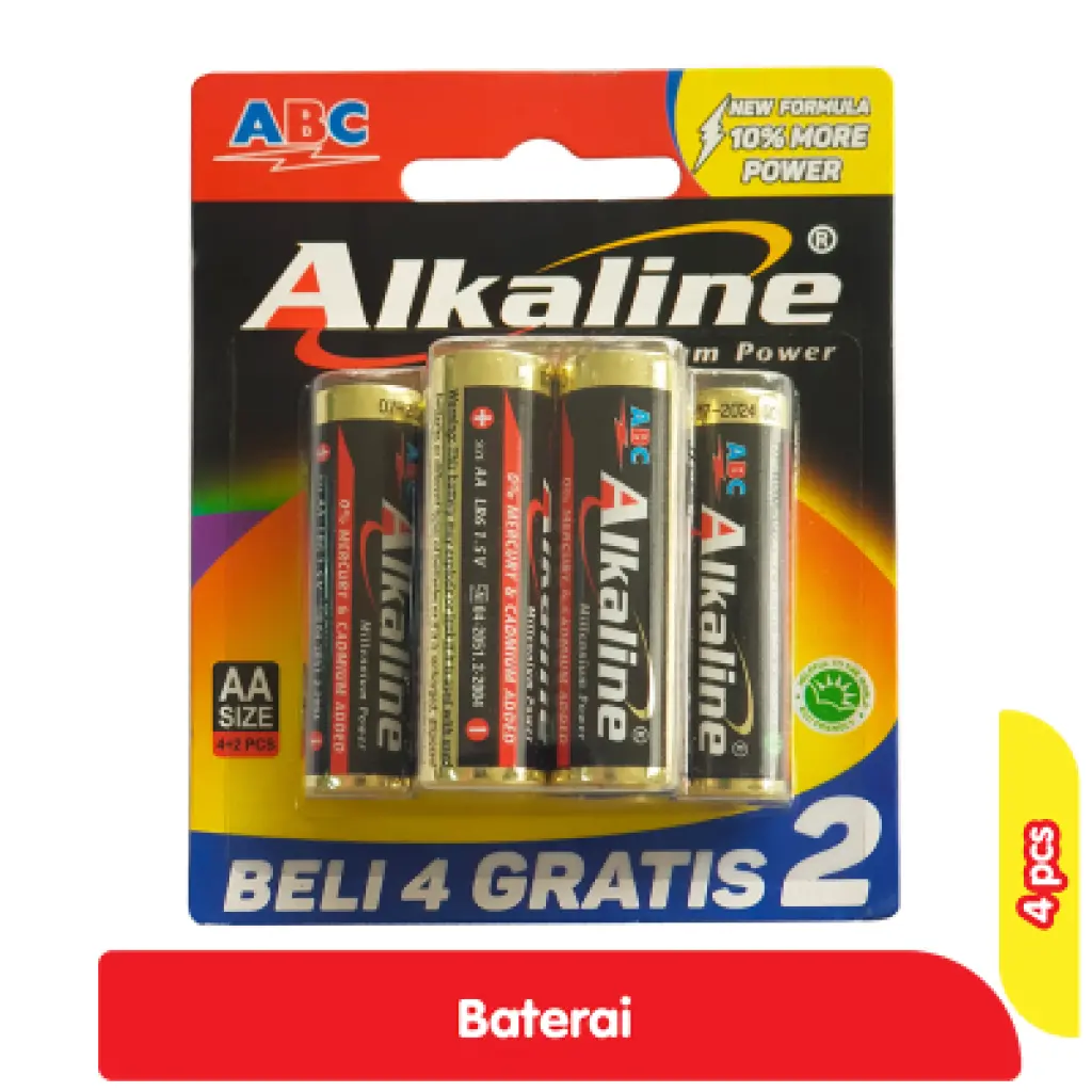 ABC ALKALINE BATERAI AA